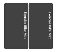 Trainer Pad, Elliptical Machine Accessory, High Density PVC Cushion, Secure Bike Stabilization, Anti Scratch Finish, Home Gym Equipment Guard, Waterproof Garage Floor Mat Safety