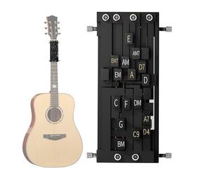 Trainer per esercitarsi con la chitarra - Dispositivo portatile compatto per la guida degli accordi, strumento per l'apprendimento della diteggiatura, pratico per la formazione musicale