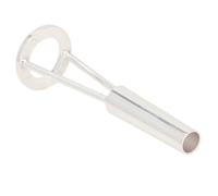Trainer per imboccatura, correttore di forma della bocca per costruttore di muscoli per labbra cave in rame 9x2,6 cm per bocchino per strumenti a fiato tromba trombone