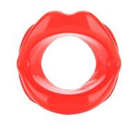 Trainer per labbra, Esercitatore orale Esercitatore per labbra Sollevamento del viso in silicone Esercitatore per labbra Bocca Rinforzo muscolare Strumento antirughe stringente(Rosso)