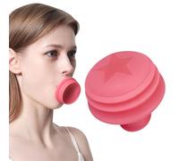 Trainer per massaggiatori facciali, esercizi per la mascella - Esercizio per viso V e collo,Strumento più sottile per il viso portatile in silicone sul posto di lavoro, in viaggio, casa, per le do
