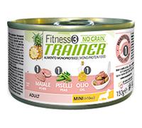 Trainer Trainer fitness 3 no grain mini con maiale piselli e olio 150gr