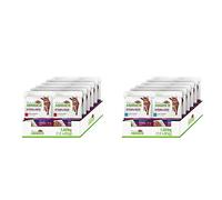 TrainerNatural Trainer Sterilised Mangime umido per Gatti Adulti con Manzo - 12 Buste x 85gr - 1020 gr & Natural Sterilised Mangime umido per Gatti Adulti con Tonno - 12 Buste x 85gr - 1020 grTrainer