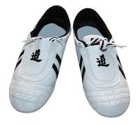 Trainers - Scarpe da taekwondo da uomo con suole morbide per gli uomini per gli inizi per l'apprendimento, per adulti, traspiranti, Muay Thai, bianco, 41 EU