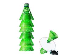 Training Badminton Ball, LED Glow Shuttlecock, 6.8cm/2.68 inch 2.7cm/1.06 inches Windproof Light-Up, 6 Pieces, Night Play for Kids Adults Beginners, Backyard Party Tournament Court