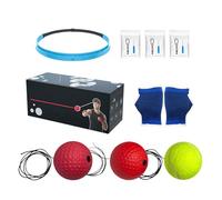 Training Ball Set - Boxing Training Reflex Ball , Boxingtraining Equipment | Boxing React Balls With Silicone Headband,for Beginners Teens Men Women Sports Enthusiasts Bedroom Travel Dormitory Gym