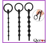 Training Set Penis Plug Silicone 3 Dilatatori Uretrali Uomo Sounding Morbidi