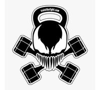 TRAINLIKEFIGHT | Patch Gancio e Loop | Maschio Femmina Incluso | Uso Facile | Adesivi Personalizzati | Patch Cross Training | Patch Zaino | Cintura da Palestra - P (VENOM)