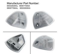 Traino Specchietto Freccia Fumè Luce Set ( SX + Dx ) per Dodge RAM 1500 2500