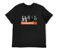 Trainspotting Cult 90S Movie T-Shirt Man's Fashion Black Unisex Tees M