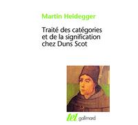 Traité des catégories et de la signification chez Duns Scot