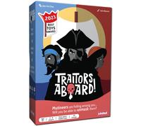 SAVANA Traitors Aboard - Premiato gioco di identità segreta - Divertimento, strategia e tradimento | Facile da imparare, round di 15 minuti | Giochi popolari per 3-8 giocatori | Gioco di carte per