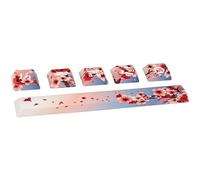 Traitors compatible Sakura Shiro, Keycap Set, PBT 5-side Dye-Sub