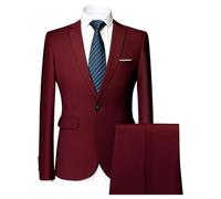 Traje De Vestir para Hombre Elegante Abito Monopetto Slim Fit con Un Bottone per Matrimonio