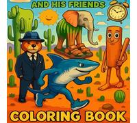 Tralala Lero Tralala e i suoi amici: un libro da colorare per adulti vibrante e avventuroso, che ti trasporta attraverso scenari fantastici del deserto, incontrando compagni animali e oggetti bizzarri