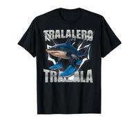 Tralalero Tralala Divertente Italiano Brainrot Meme Ragazzi Bambini Maglietta