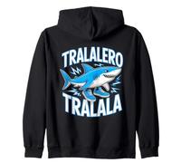 Tralalero Tralala Energetic Shark Fun Art Felpa con Cappuccio