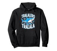 Tralalero Tralala Energetic Shark Fun Art Felpa con Cappuccio