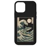Tralalero Tralala Great Wave Kanagawa - Shark Brainrot Meme Custodia per iPhone 12 mini