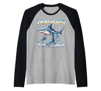 Tralalero Tralala Italian Brain Rot Italian Brainrot Meme Maglia con Maniche Raglan