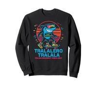 Tralalero Tralala Italian Brainrot Vibes Only - Funny Shark Felpa