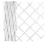 Tralicci Traliccio Bianco Pvc In Plastica 2x1 Mt Fisarmonica Estensibile Gazebo