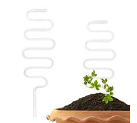 Traliccio - 2 x Supporto per Piante in Metallo, di Supporto per Viti da Interni, scaffale per Arrampicata in Vaso, per la Crescita del Giardino, griglia Verticale per Piante