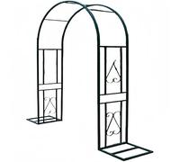 Traliccio ad arco da giardino in metallo for piante rampicanti, arco for matrimoni all'aperto e decorazione for feste nuziali, supporto ad arco da giardino for piante rampicanti(Green,3 * 2.3m)