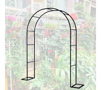 Traliccio ad arco da giardino per piante rampicanti per interni ed esterni, decorazione per matrimoni, patio, prato, paesaggio, base robusta, ideale per la decorazione del giardino (colore: blu)