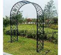 Traliccio ad arco da giardino per piante rampicanti, resistente cornice autoportante per rose, perfetta per matrimoni e decorazioni per feste