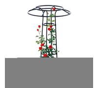 Traliccio Da Esterno, Struttura a Torre per Piante Rampicanti, Supporto Regolabile a Ombrello per Piante da Esterno con Applicazioni in Cortile, Serra, Fiori, Patio e Orto