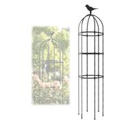 Traliccio da Giardino a Forma di obelisco per Piante rampicanti, Torre in Metallo per Piante rampicanti, Supporto per Piante rampicanti Alto 180/230/280/330 cm, Traliccio da Giardino