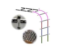 Traliccio Da Giardino A Semiarco, Supporto In Acciaio Inossidabile Per Piante Rampicanti, Rco Di Rose, Montaggio A Parete, Decorazione Da Giardino, Resistente E Antiruggine(100*240cm(3.3*7.9ft))