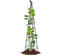 Traliccio da Giardino - Asta in Metallo con Rivestimento in Polipropilene, Verticale da 160 cm, Supporto per Piante rampicanti, cetrioli, pomodori, Vite, Robusto Supporto per Piante per Interni