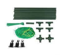 Traliccio da giardino con un sistema di supporto per rampicanti come cetrioli e zucche nel tuo giardino (80 x 80 cm)