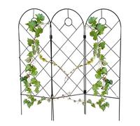 traliccio da giardino - Durabilità a lunga durata, traliccio per metallo, traliccio rampicanti | Supporti per vasi di fiori a intreccio rampicante fai da te, vite di fiori di verdure d
