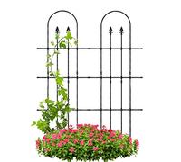 Traliccio da giardino in metallo per piante rampicanti, pannello staccabile, per supporto di rose, verdure e fiori nel cortile