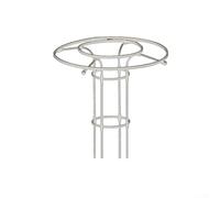 Traliccio da giardino in PVC per piante rampicanti, telaio di supporto ad arco per una crescita sana delle piante (120 cm)