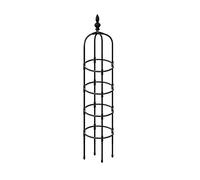 Traliccio da giardino per piante rampicanti, arco in metallo antiruggine con rivestimento in plastica, supporto per piante da esterno e supporto per fiori