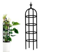 Traliccio da giardino per piante rampicanti, in metallo, resistente alle intemperie, multifunzionale, supporto per piante in vaso, per ortaggi, rose, clematidi, cetrioli, gelsomino, glorie mattutine
