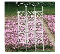Traliccio da giardino per piante rampicanti, supporto per arco di rose antiruggine, pannelli decorativi per rose e viti, 12, ideale per la decorazione del giardino e la crescita delle piante