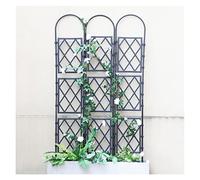 Traliccio da giardino per piante rampicanti, supporto per arco di rose, pannelli antiruggine per rose e viti, 12 perfetti per la decorazione del giardino e la crescita delle piante