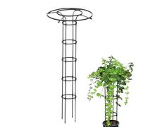 traliccio da giardino per piante rampicanti - Supporto verticale per arrampicata per piante da appartamento - in metallo con forma a colonna, per fiori, piante da appartamento e piante rampicanti
