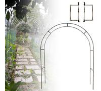 Traliccio da giardino - Romantico supporto per piante rampicanti in acciaio inox per interni ed esterni, perfetto per matrimoni ed eventi (dimensioni: 2,6 x 2,4 m)