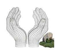 Traliccio Da Giardino,Supporto Artistico in Ferro a Forma di Mano,Sostegno per Piante Rampicanti | per Giardino Clematide Cortile Prato Spazio Verde Cortile