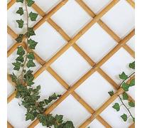 VERDELOOK | Traliccio Estensibile in Bamboo, 90x240 cm, Ideale per Decorazione Esterni, Sostegno Piante Rampicanti