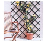 5 PZ TRALICCIO GRIGLIATO ESTENSIBILE PLASTICA VERDE MT 3X1 PIANTE RAMPICANTI