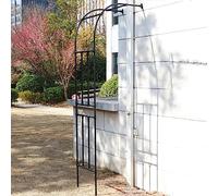 Traliccio in metallo nero a mezzo arco per piante rampicanti Arco da giardino all'aperto per viti Idee arco a palloncino 300 cm/118,2 pollici Struttura di supporto