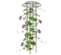 Traliccio Per Ombrellone - Traliccio Per Obelisco Da Giardino, Supporto Decorativo Verticale Antiruggine Per Piante Rampicanti | Cornice Per Torre A Tralicio Per Ombrello | Per La Vite Rosa Clematide