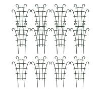 Traliccio per Piante da Interno,12 Pezzi Piccoli Paletti Impilabili | Sostegno per Piante di Piccole Dimensioni | per Rose, Verdure, Pomodori, Cetrioli, Uva, Esterno, Terrazzo, Cortile,